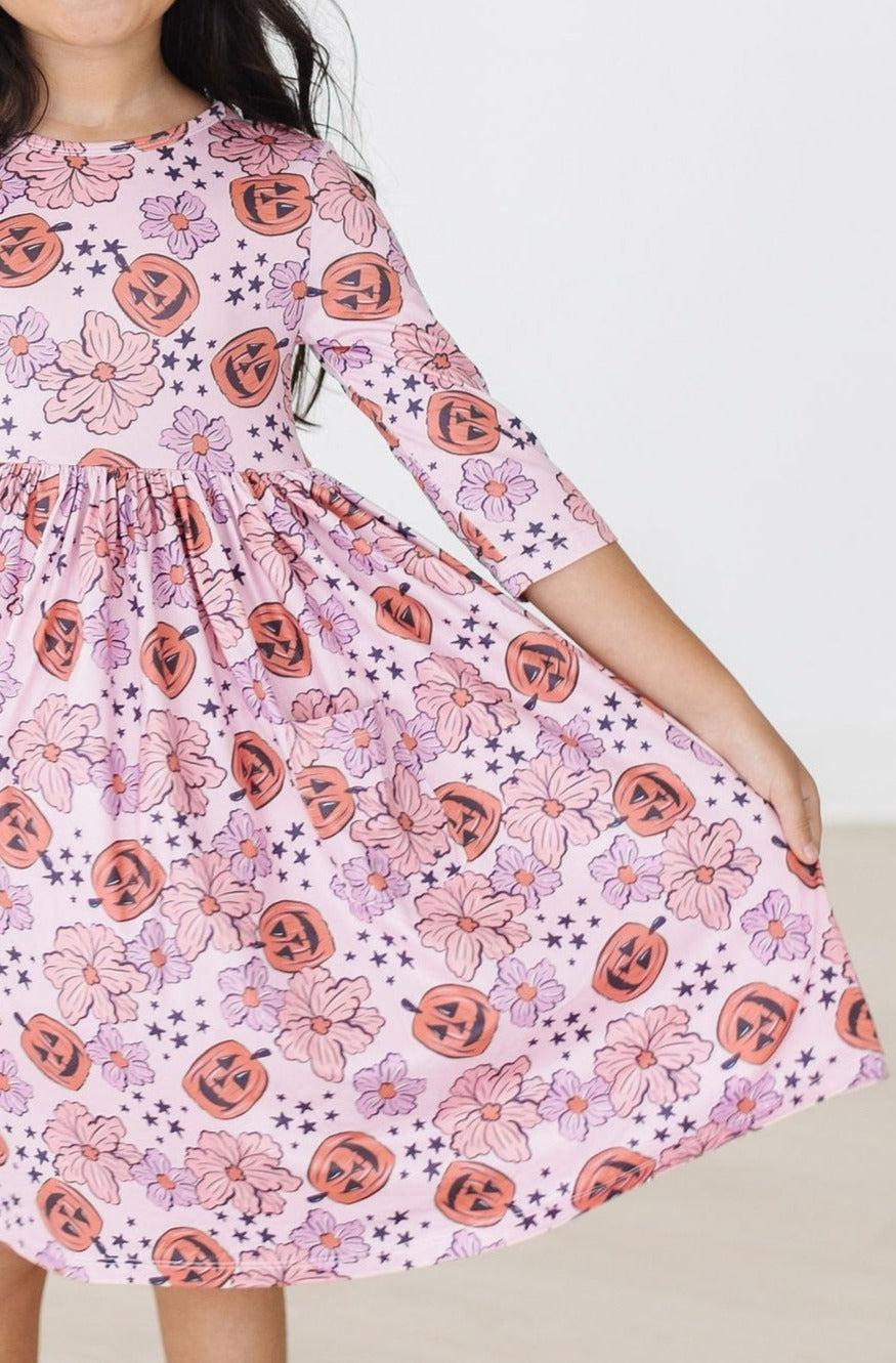 SALE Here for the Candy 3/4 Sleeve Pocket Twirl Dress