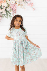 SALE Spring Snails S/S Pocket Twirl Dress