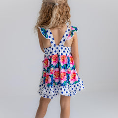 Navy Polka Dot Set