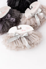 SALE Silver Glitter Ruffle Tutu Bloomer