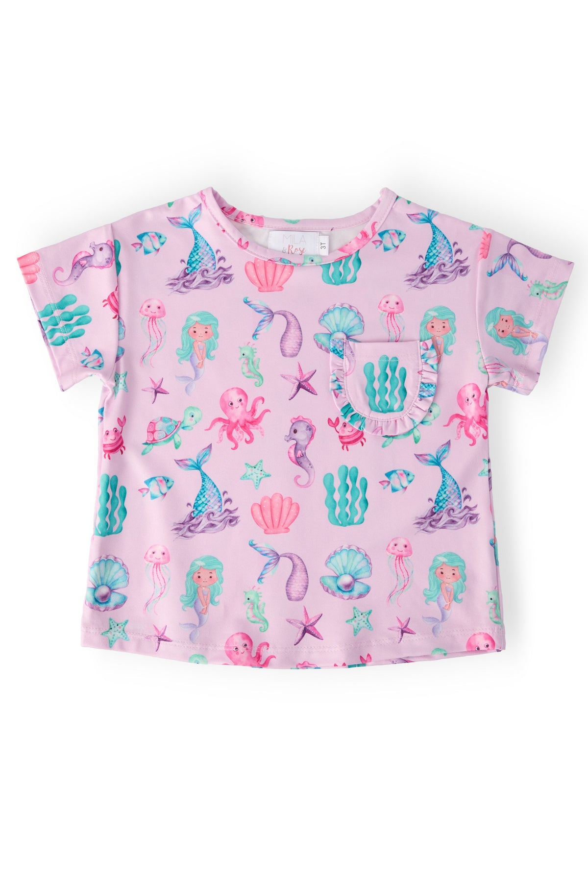 Under the Sea Ruffle Pocket Tee