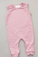 Vintage Pink Tank One-Piece Jogger