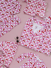 Shorts Set | Cherry Bow