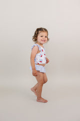 Two Piece Swimsuit | Blue Cherry