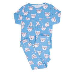 Pretty Pink Cat Big Kid Pajama
