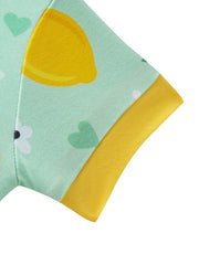 Posh TOT Lemon Squeeze Bamboo Shorty Romper