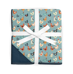Pre Order  Happy Hens - Bamboo Blankets  (SHIPS LATE AUG)