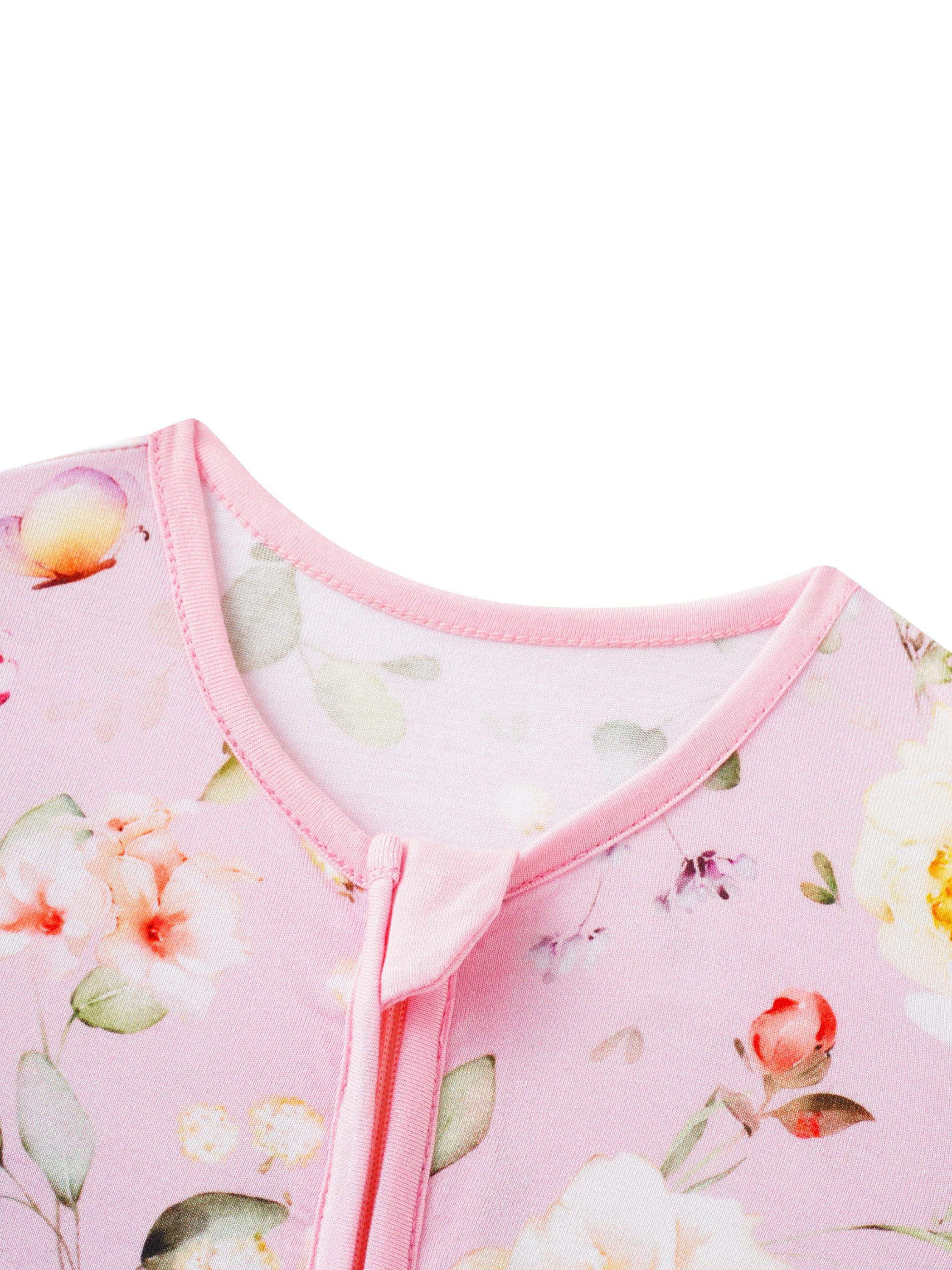 Posh TOT Rose Meadow Bamboo Shorty Romper
