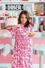 Vintage Cakes L/S Pocket Twirl Dress