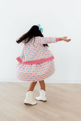 Watercolor Rainbows Satin Jacket
