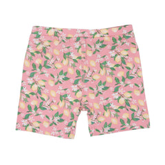 Pink Lemon Floral Print Summer Pajama Set