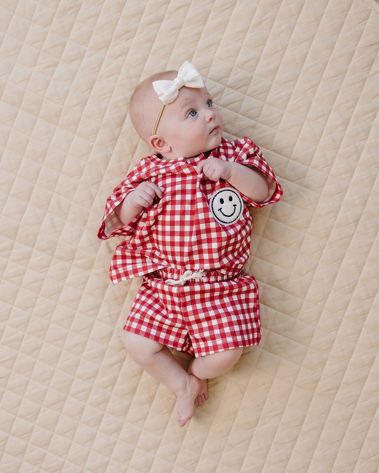 Shorts Set | Red Gingham