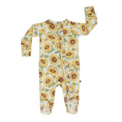 Sammy's Sunflower Ruffle Footie